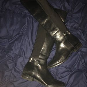 Michael Kors tall black riding boots